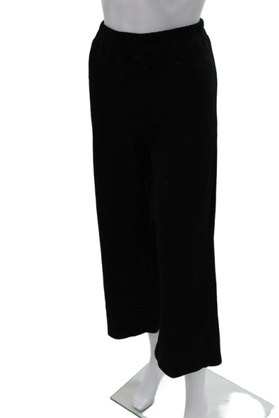 Monrow Womens Black Cotton Pull On Sweatpants Inseam 25 Size XS