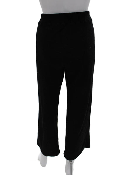 Monrow Womens Black Cotton Pull On Sweatpants Inseam 25 Size XS