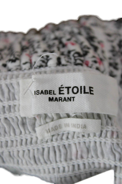 Isabel Marant Etoile Women A-Line Skirt Multicolor Floral Cotton Size 36