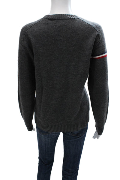 Rossignol Women Merino Wool Pullover Sweater Gray Size L
