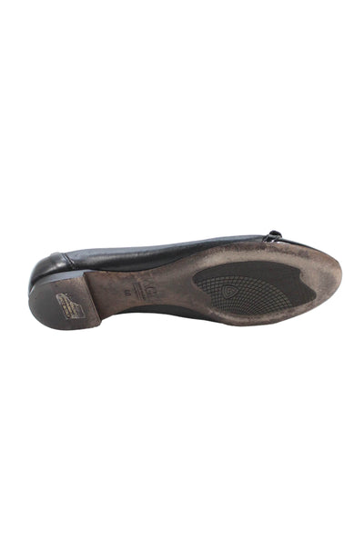 AGL Attilio Giusti Leombruni Womens Leather Ballet Flats Black Size 40 10