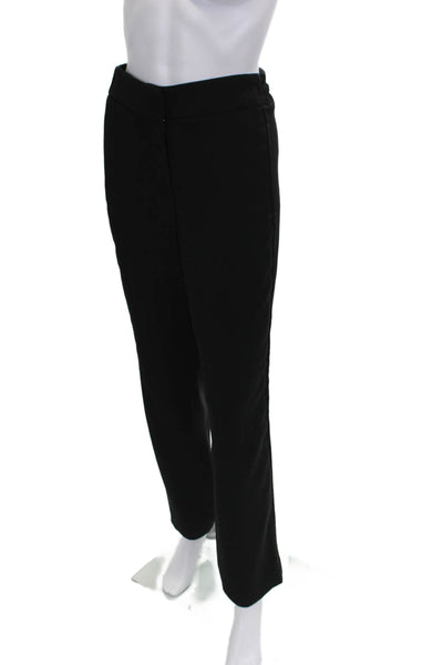 Per Se Women Dress Pants Black Polyester Pull On Size 4