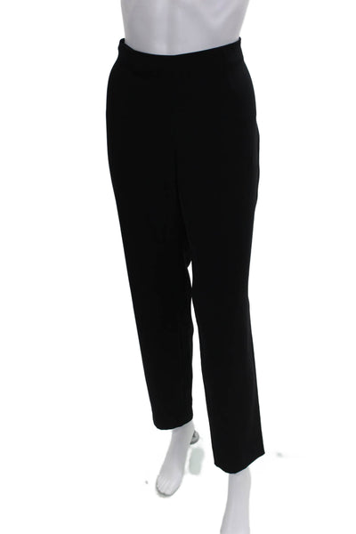 Nina Mclemore Womens Black Polyester Dress Pants Zip Fly Size 10