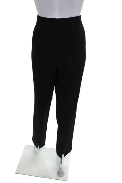Nina Mclemore Womens Black Polyester Dress Pants Zip Fly Size 10