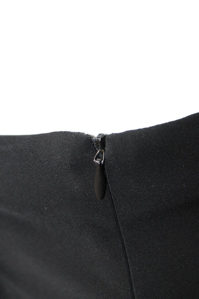 Nina Mclemore Womens Black Polyester Dress Pants Zip Fly Size 10