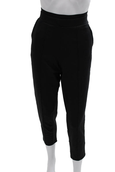 Athleta Women Ankle Pants Black Nylon Pull On Size S