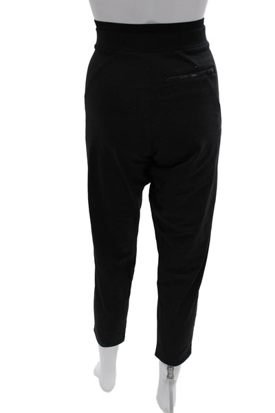 Athleta Women Ankle Pants Black Nylon Pull On Size S