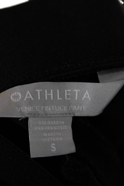 Athleta Women Ankle Pants Black Nylon Pull On Size S