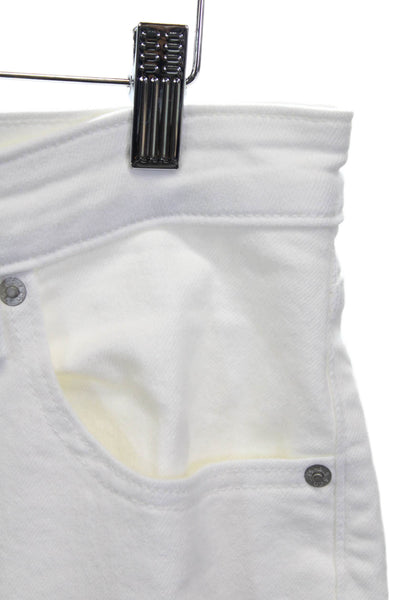 Levi's Women Bootcut White High Rise Cotton Jeans Size 30