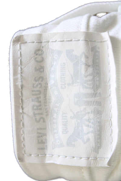 Levi's Women Bootcut White High Rise Cotton Jeans Size 30