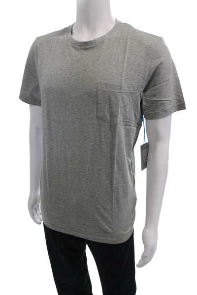 Mack Weldon Mens T-Shirt Gray Pima Cotton Crew Neck Short Sleeve Size M