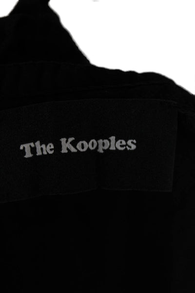 The Kooples Womens A-Line Mini Skirt Black Polyester Size S