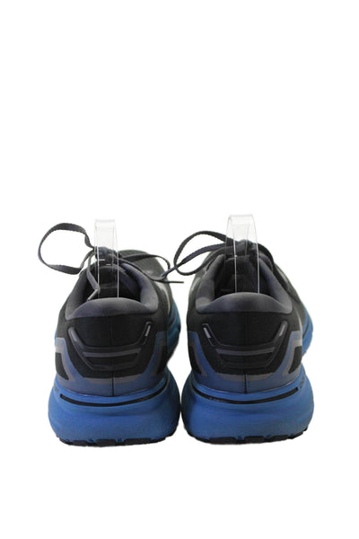 Brooks Men's Lace Up Rubber Sole Trainer Sneakers Black Size 12