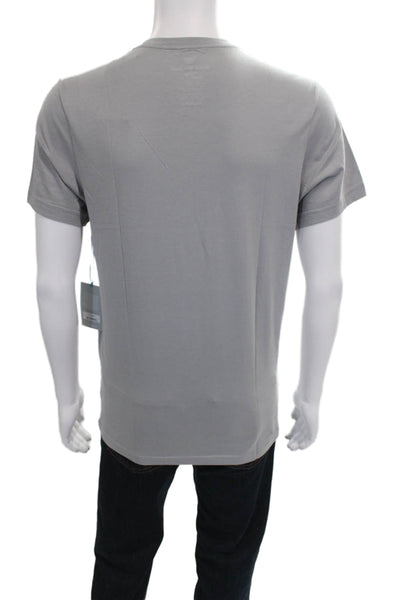 Mack Weldon Mens Pima Cotton V-Neck T-Shirt Gray Size M