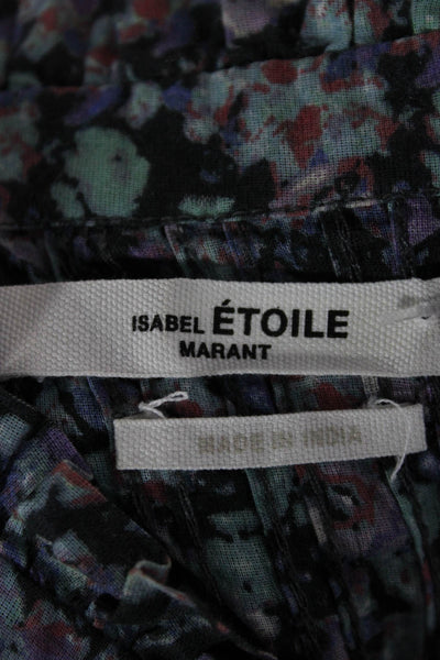 Isabel Marant Etoile Women Fit & Flare Dress Multicolor Short Sleeve Size S