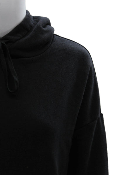 Carbon 38 Womens Pullover Cotton Crew Neck Black Long Sleeve Sweater Size M