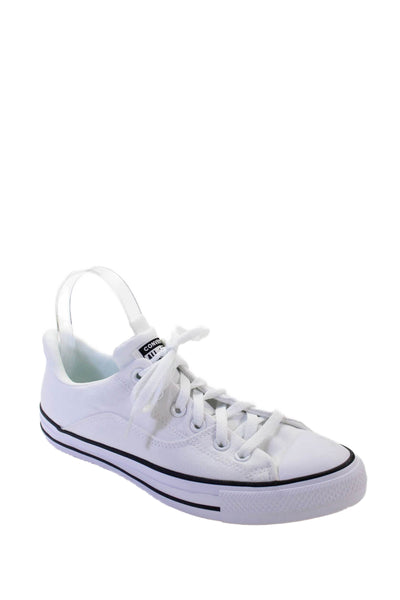Converse Mens Canvas Low Top All Star Sneakers Shoes White Size 10