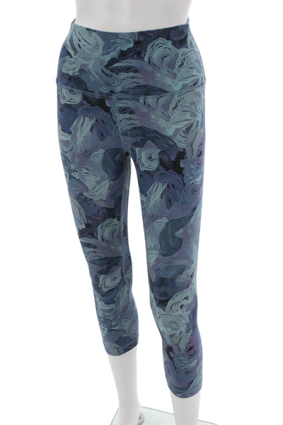 Lululemon Womens Multicolor Nylon Capri Leggings Size 6