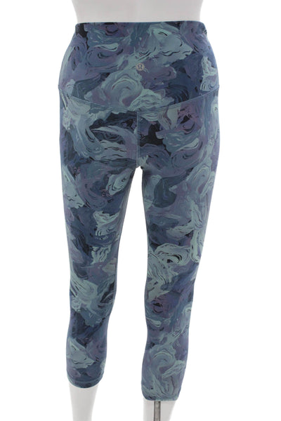 Lululemon Womens Multicolor Nylon Capri Leggings Size 6