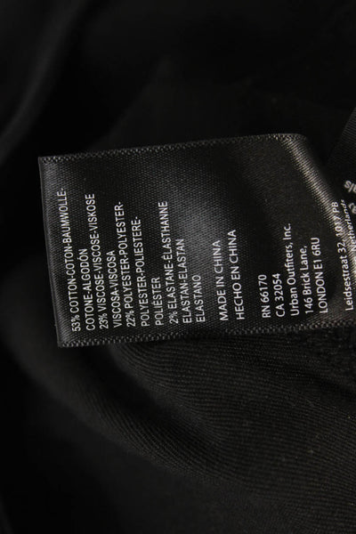 We The Free Women Black Flared Jeans Cotton Blend Mid Rise Inseam 32 Size 26