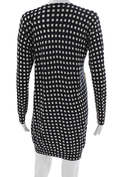 Stella McCartney Women Sweater Dress Multicolor Animal Print Mini Size 42
