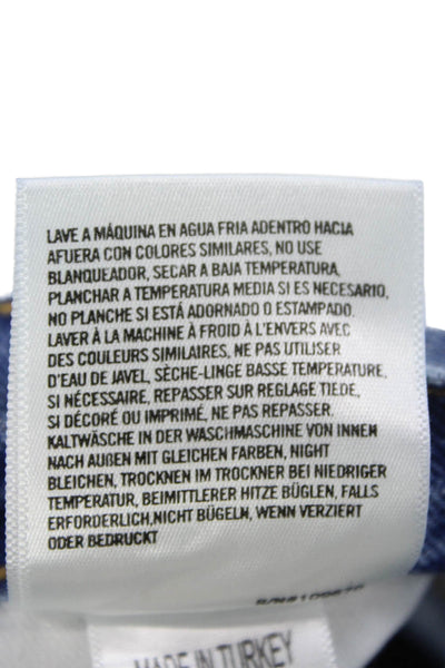 Agolde Womens High Rise Cropped Blue Jeans 100% Cotton Size 26