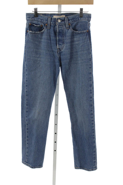 Levi Strauss & Co Womens Straight Jeans Blue Size 27