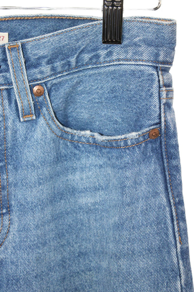 Levi Strauss & Co Womens Straight Jeans Blue Size 27