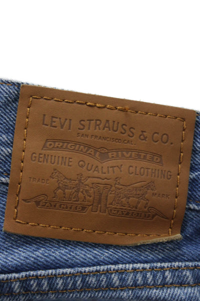 Levi Strauss & Co Womens Straight Jeans Blue Size 27