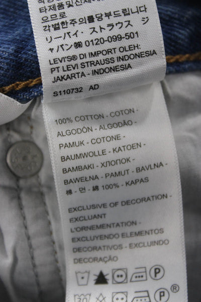 Levi Strauss & Co Womens Straight Jeans Blue Size 27