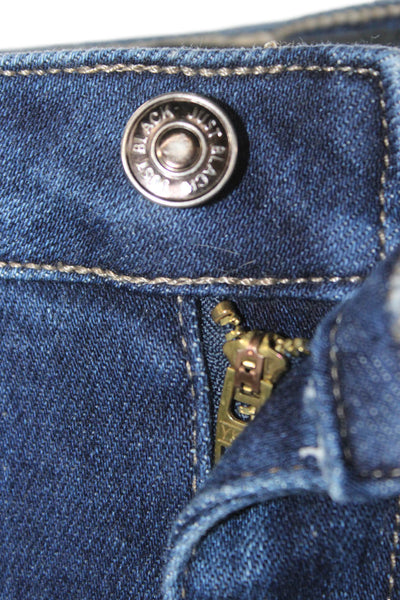 Just Black Denim Womens Skinny Jeans Blue Size 27