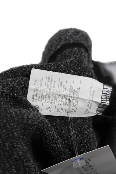 Vince Women Pullover Crew Neck Gray Long Sleeve Size M