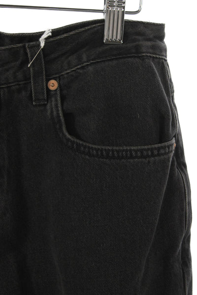 Closed Womens Black Straight Jeans 100% Cotton Size 28