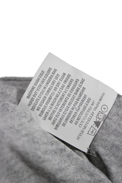 Vince Women Tunic Cowl Neck Sleeveless Solid Gray Rayon Pullover Size L