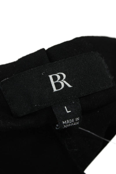 Banana Republic Womens Black Rayon Ankle Pants Size L