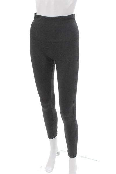 Spanx Womens Ankle Leggings Gray Nylon Size XL