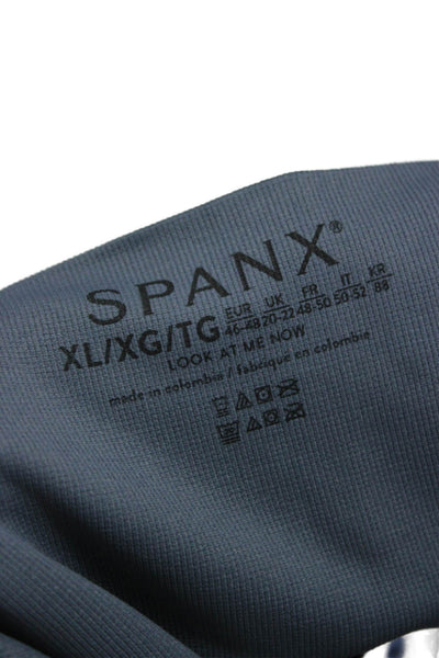 Spanx Women Ankle Leggings Tie Dye Blue Nylon Size XL