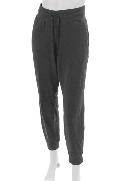 Lululemon Women Gray Nylon Jogger Pants Drawstring Size 10