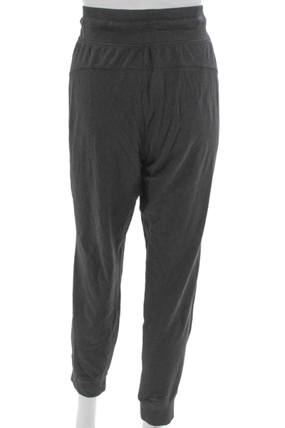 Lululemon Women Gray Nylon Jogger Pants Drawstring Size 10