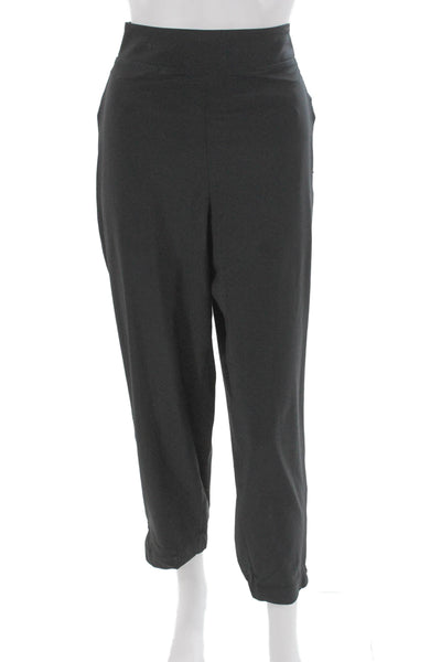 Athleta Womens Jogger Pants Black Polyester Size 14