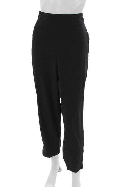 Athleta Womens Jogger Pants Black Polyester Size 14
