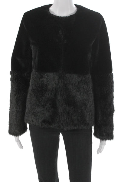 Current Air Womens Basic Jacket Black Polyester Long Sleeve Size S