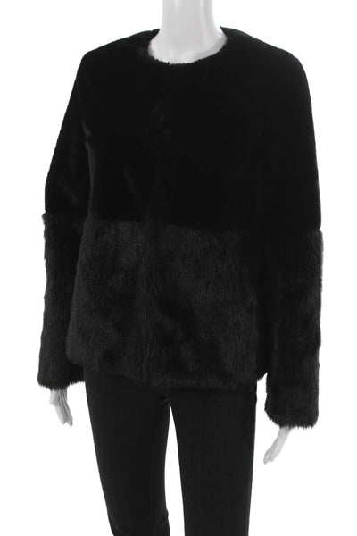 Current Air Womens Basic Jacket Black Polyester Long Sleeve Size S