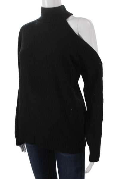 Bailey 44 Women Black Turtleneck Pullover Sweater Long Sleeve Size S