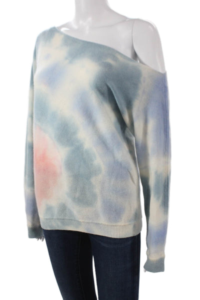 Minnie Rose Women Cashmere Pullover Boatneck Geometric Long Sleeve Size XS