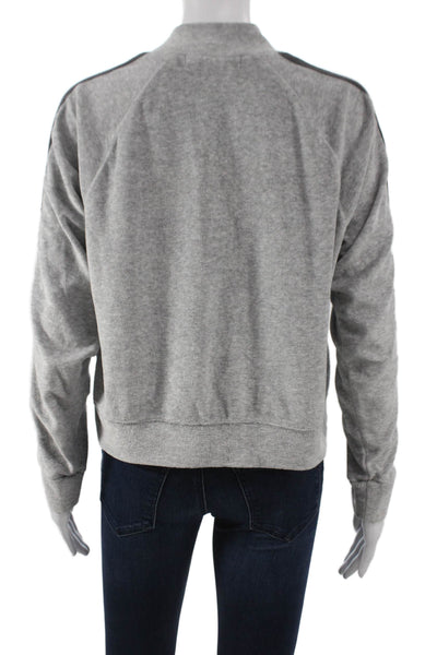 Jet John Eshaya Womens Gray Bomber Jacket Size S