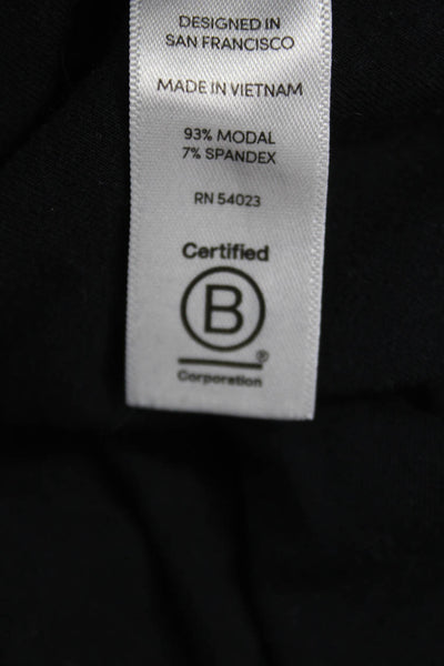 Athleta Womens Jogger Pants Black Modal Pull On Inseam 28 Size XS
