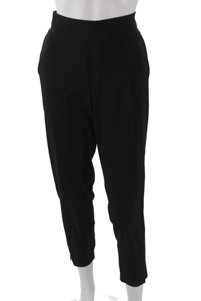 Athleta Women Ankle Pants Black Polyester Pull On Size 6