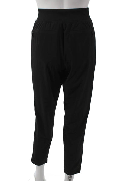 Athleta Women Ankle Pants Black Polyester Pull On Size 6