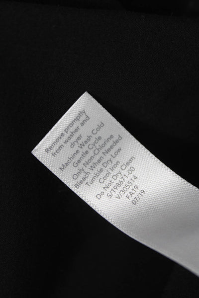 Athleta Women Ankle Pants Black Polyester Pull On Size 6